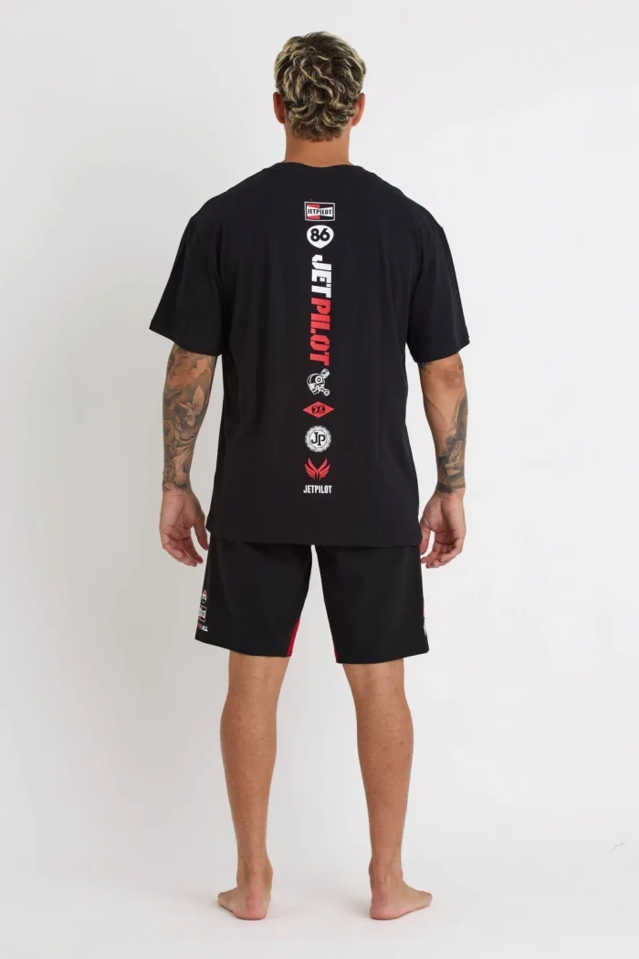 Xtreme Machines - S24607 JTPLT 86 SPINAL SS BLKRED TEE 03