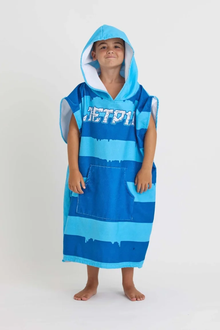 Jetpilot Kids Hoodie Towel - Blue