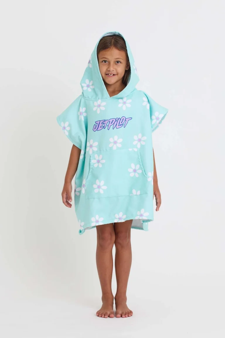 Jetpilot Kids Hoodie Towel - Teal