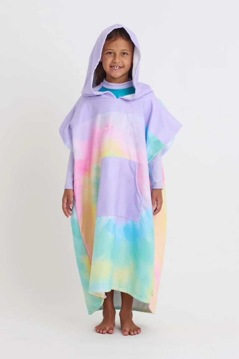 Jetpilot Kids Hoodie Towel - Tie Dye